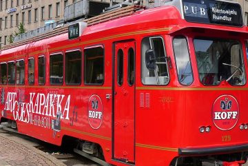 Трамвай-бар Spårakoff