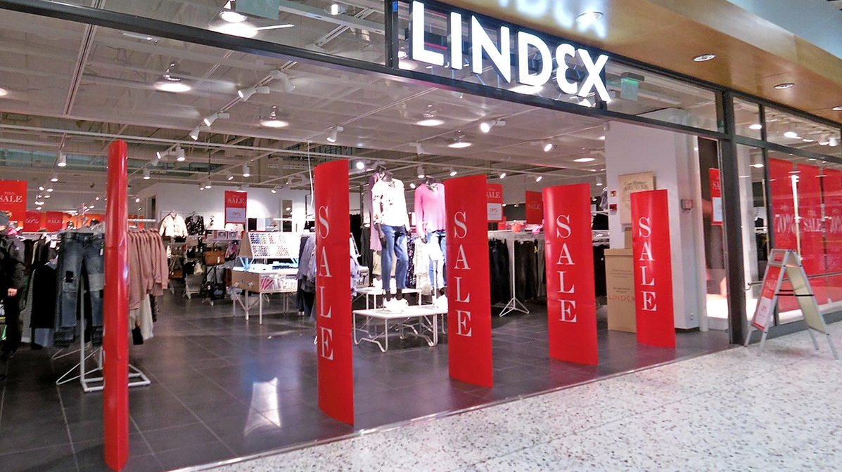 Photo: Tiia Monto. Lindex clothing store in Palokka, Jyväskylä