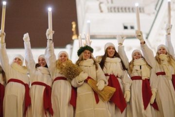 День святой Люсии в Хельсинки