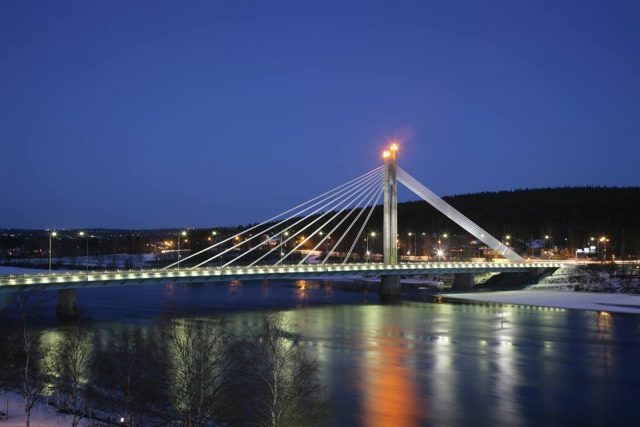 Мост Яткянкюнттиля в Рованиеми